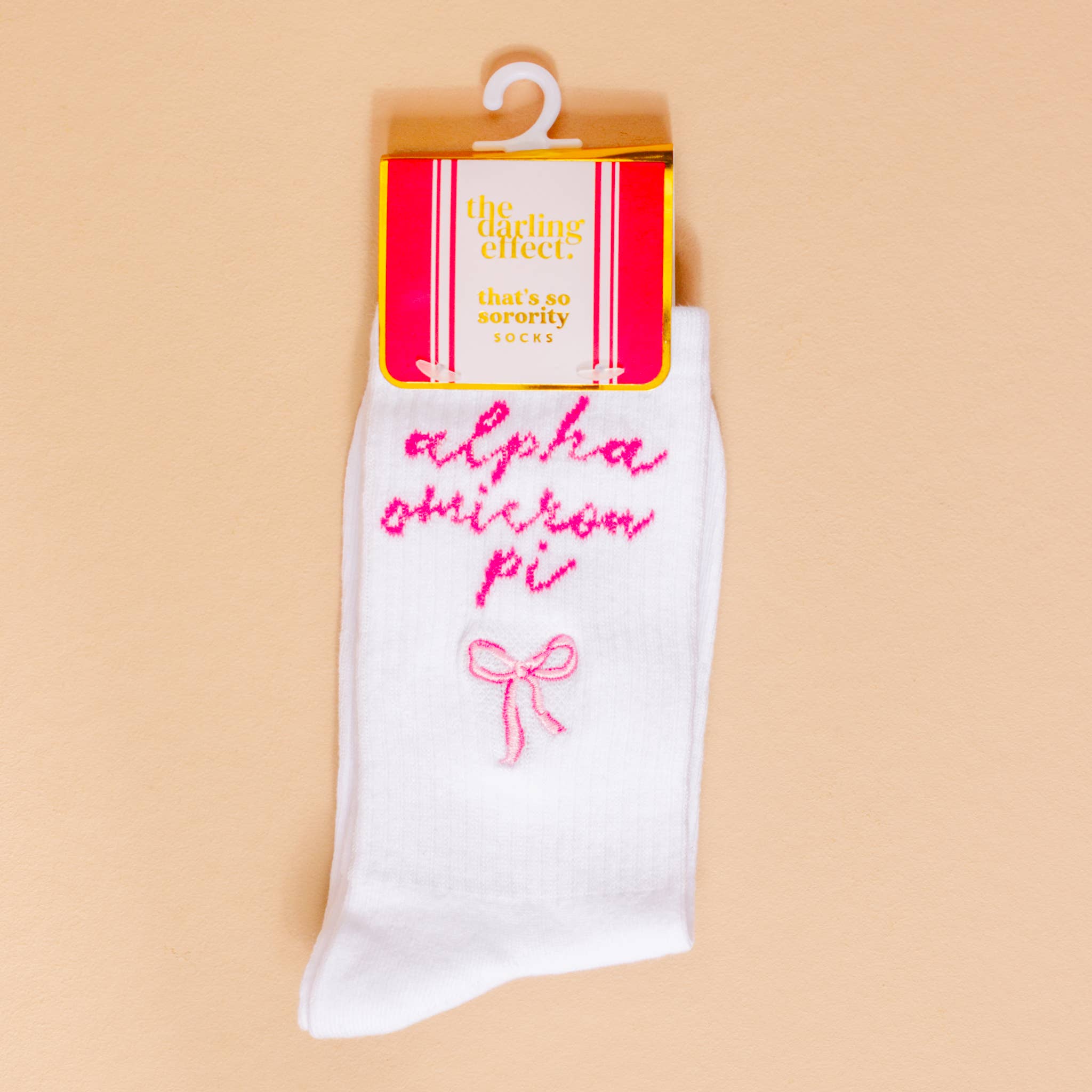 The Darling Effect - Vente Porte-clés – femme - Chaussettes montantes brodées de sororité3