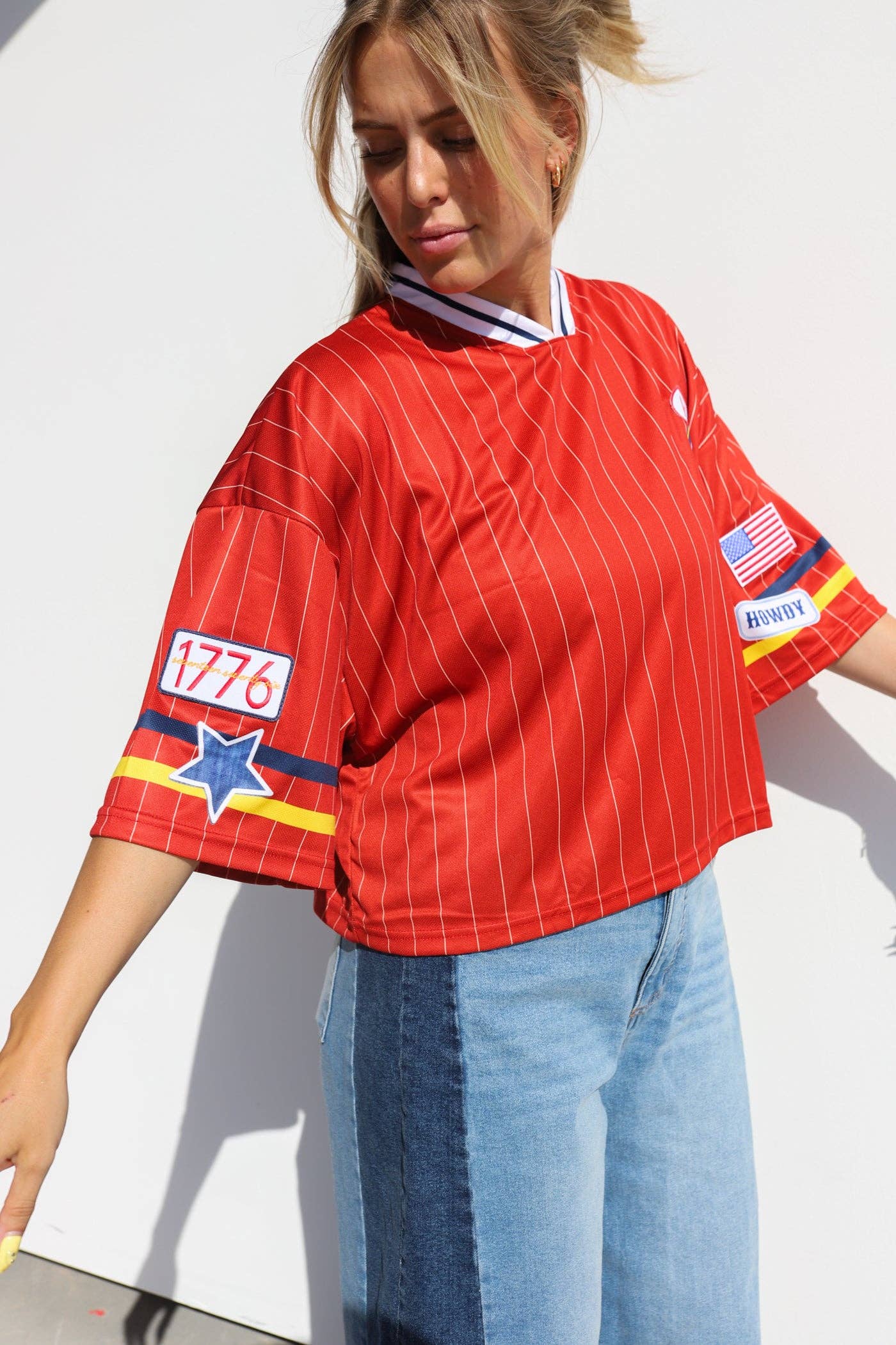 KAXI - Wholesale T-Shirt - Women's - AMERICA'S SWEETHEART JERSEY (2 COLORS)3