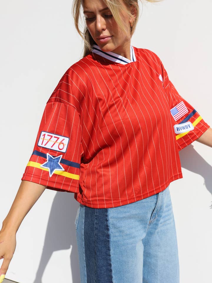 KAXI - Wholesale T-Shirt - Women's - AMERICA'S SWEETHEART JERSEY (2 COLORS)3