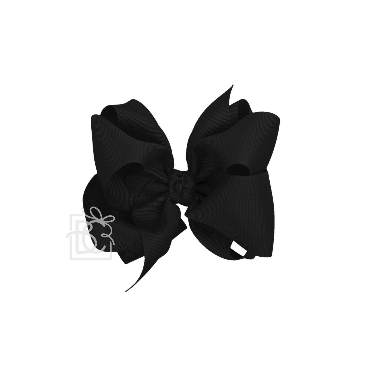 Beyond Creations, LLC - Wholesale Hair bow – Kids - MULTI-LOOP GROSGRAIN BOW ON CLIP174