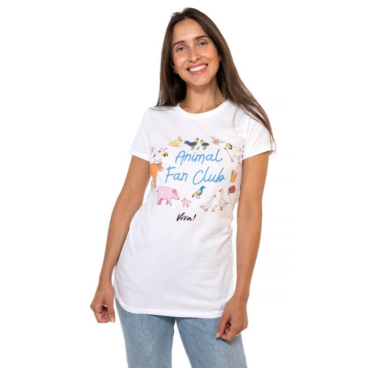 Animal Fan Club Women’s Slim Fit Jersey Tee for wholesale by Viva!