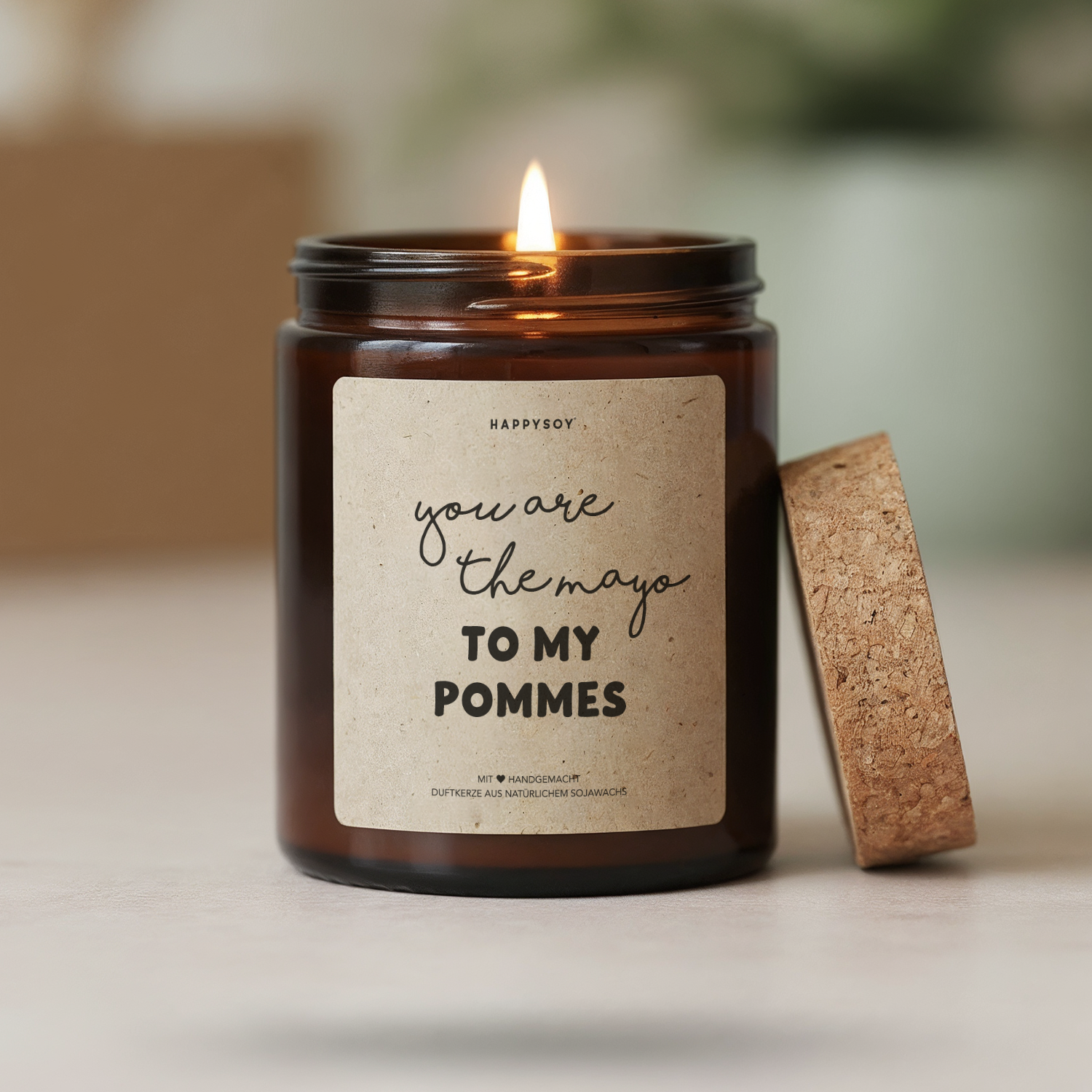 Happysoy – wholesale Burkljus – Doftljus - du är majonnäsen till mina pommes frites1