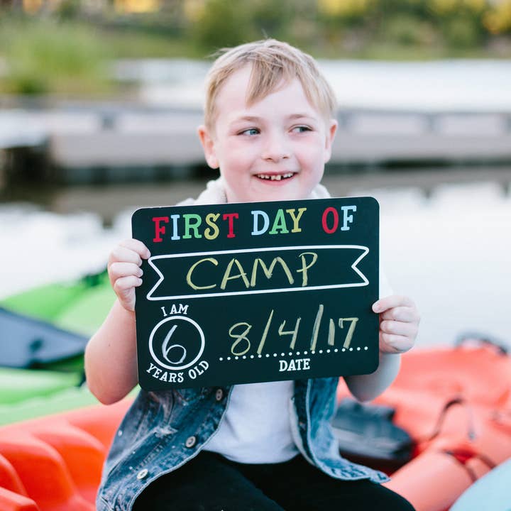 Pearhead - Wholesale Chalkboard - Kids & Baby - First And Last Day of School Photo Sharing Chalkboard Signs11