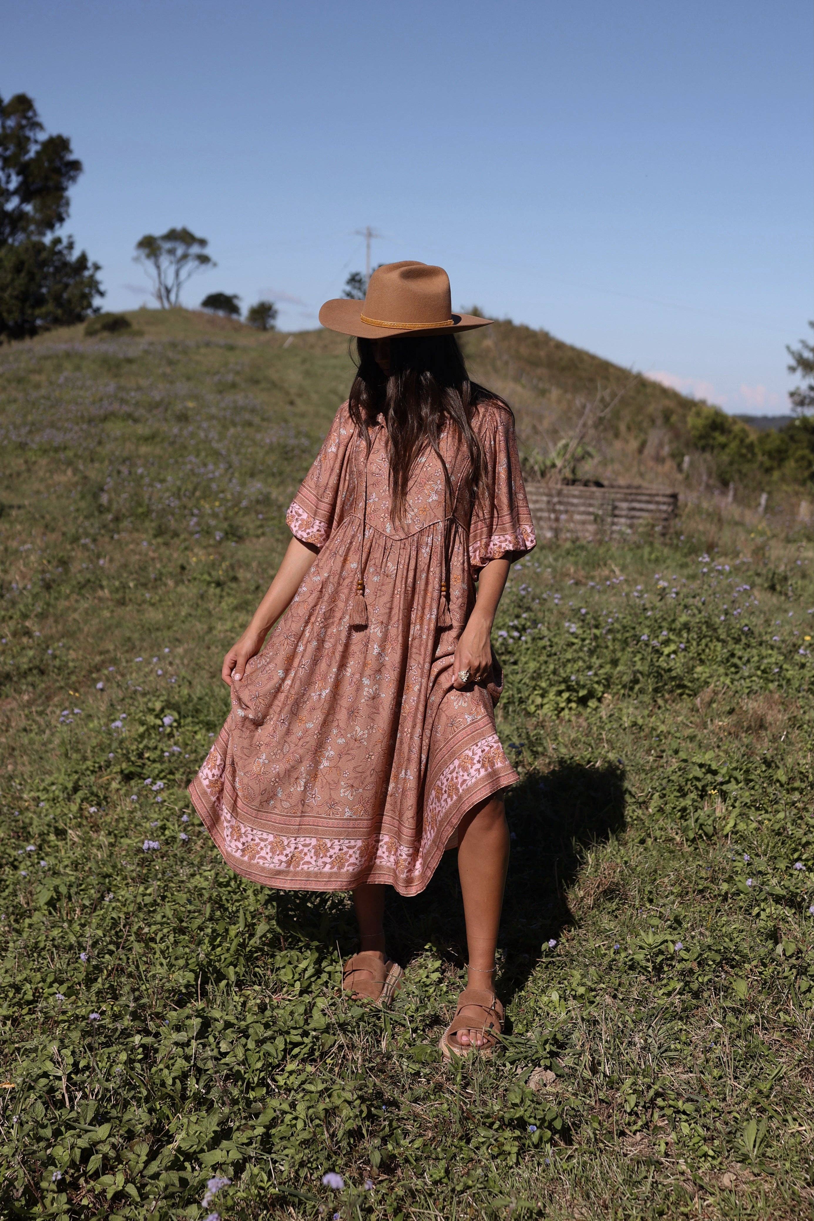 Coven and Co - Venta al por mayor Vestido - Mujer - Vestido Midi Woodland7