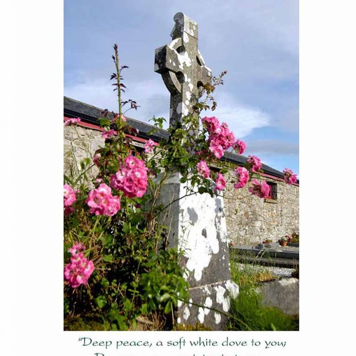 Biglietto di condoglianze con croce celtica per la vendita all'ingrosso da parte di MUNDO IMAGES