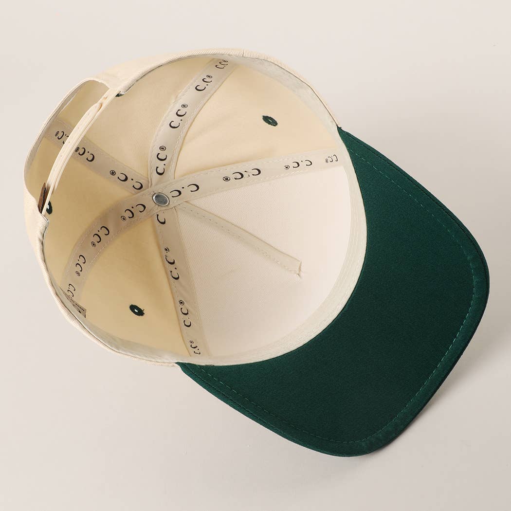 Fashion City - Wholesale Trucker Hat - Unisex - Double Stitched Plain Two Tone Canvas Cotton Trucker Hat2