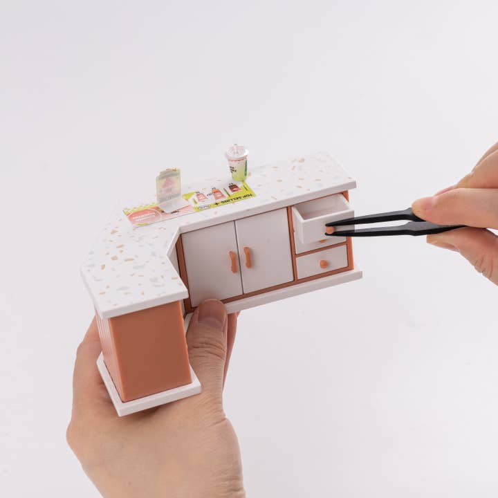 Hands Craft - Wholesale DIY Craft Kit - Kids - DIY Miniature House Kit: Double Joy Bubble Tea