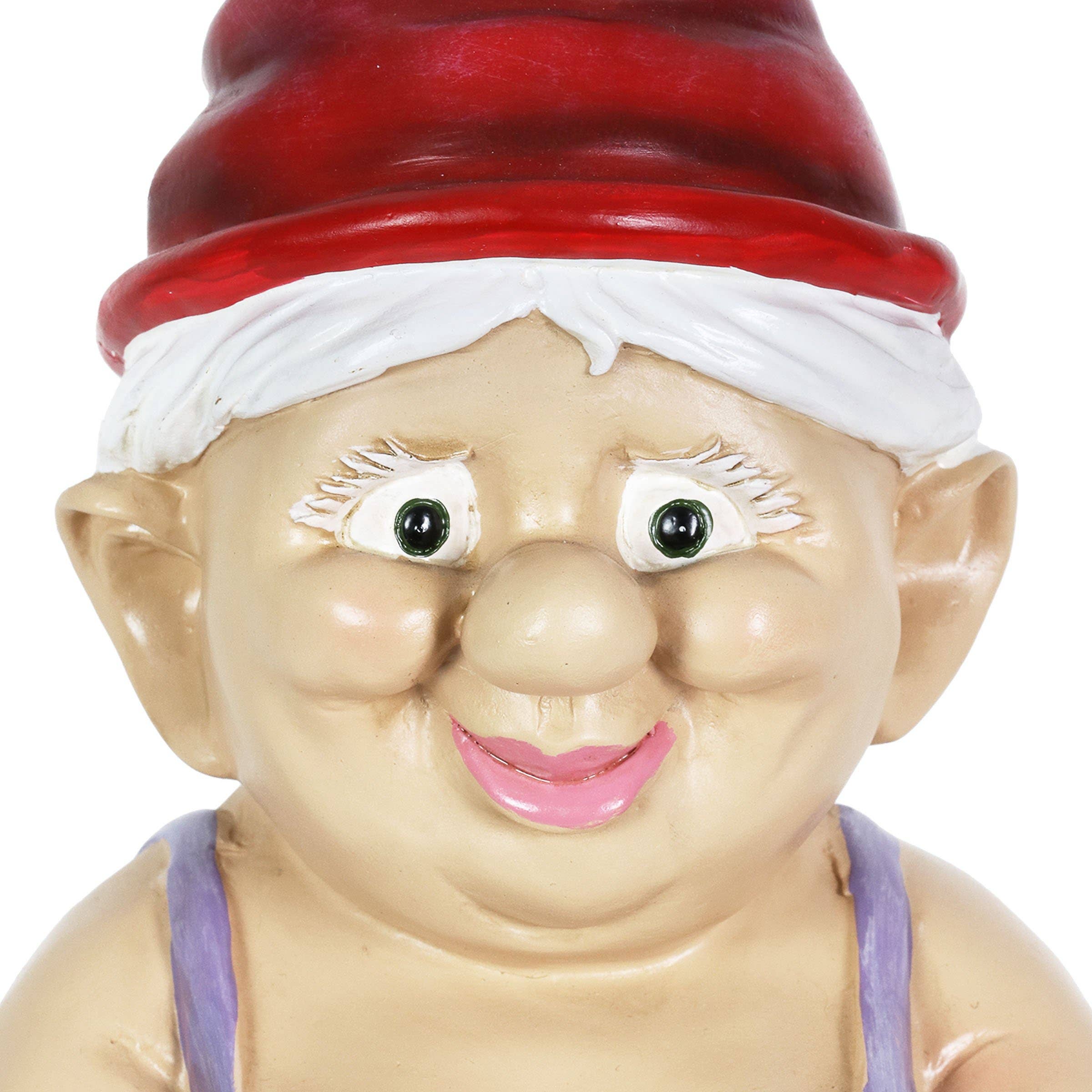 Exhart - Vente Nains de jardin - Statue de gnome nu Betty fesses8