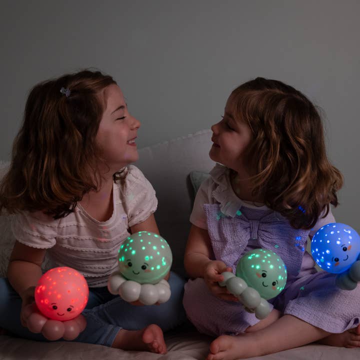 PJM Distributions - Wholesale Portable Projector - Kids - Cloud B|Twinkles To Go Octo - Blue|Projector Nightlight Toy