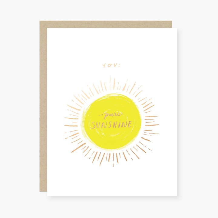 You: Pure Sunshine Friendship Card for wholesale by 2021 Co.