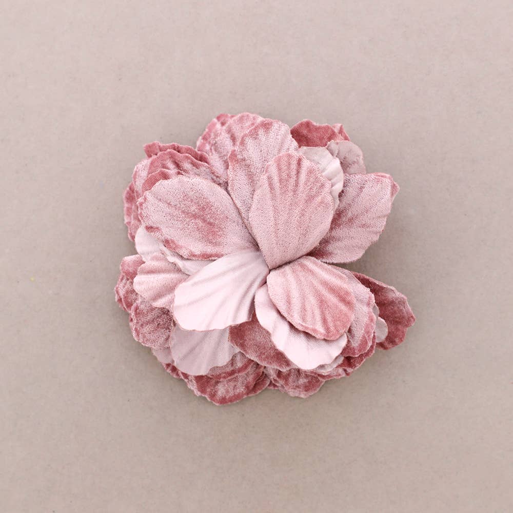 Sonata - Wholesale Snap Jewelry - Fabric Flower Brooch 16cm3