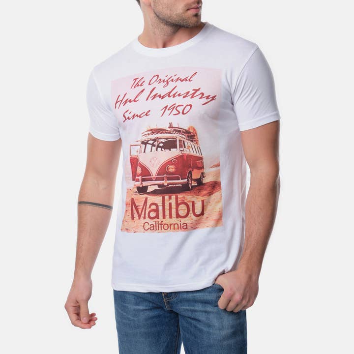 Kortärmad t-shirt för män med vitt mönster för wholesale av HOPENLIFE