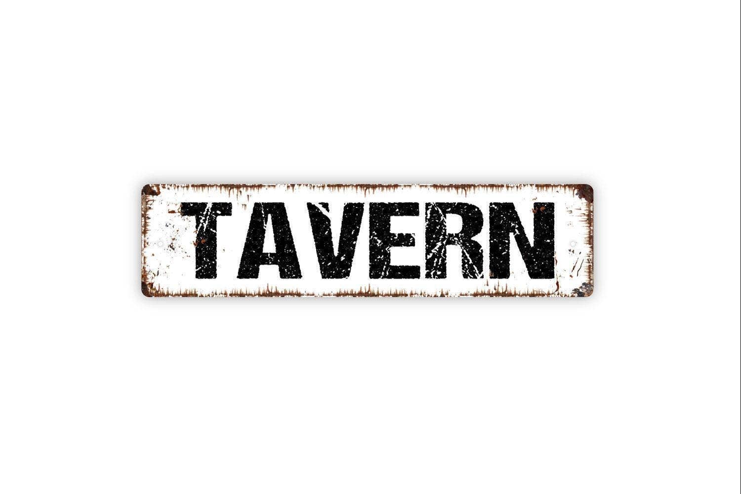 North Star Rustics Signs - Wholesale Sign - Tavern Metal Bar Pub Farmhouse Sign with Vinyl Sticker0