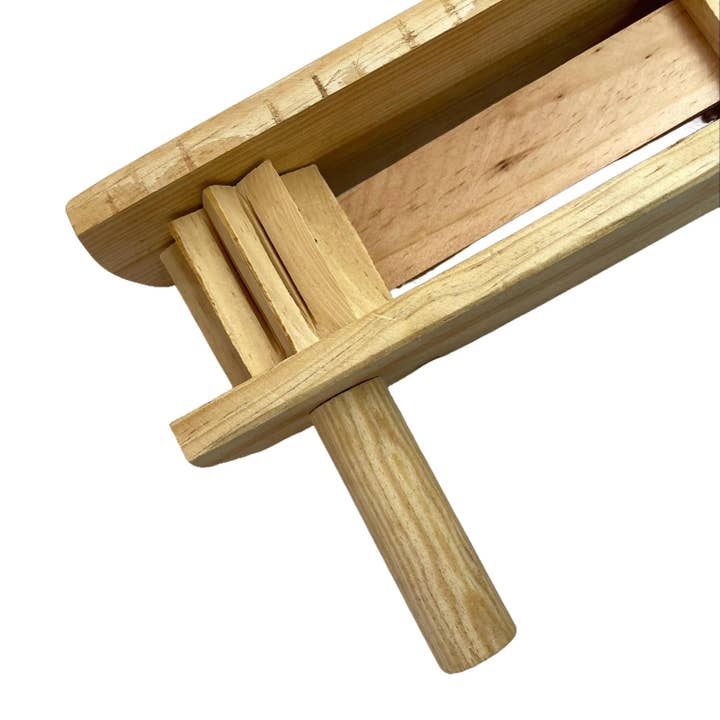 Fiesta McAllen LLC – wholesale Musical instrument – Authentic Jumbo Matraca, Mexican Wooden Noisemaker