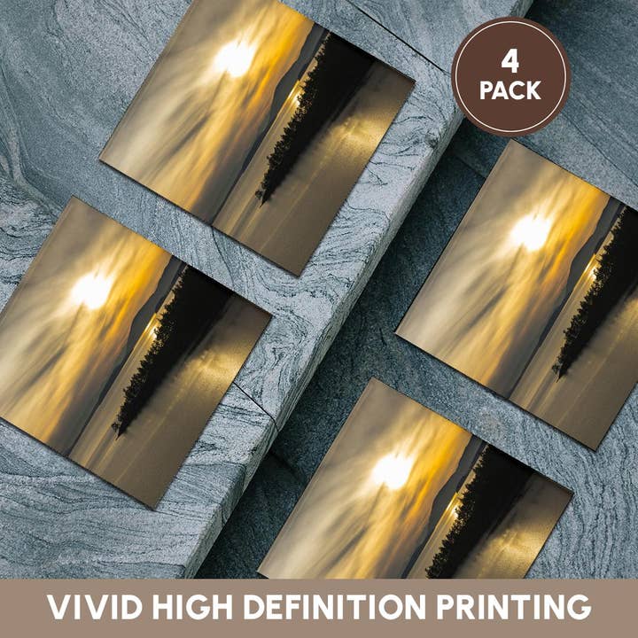 3dRose - Wholesale Coasters - 3dRose, WA. Winter sunset on Samish Bay, Lummi Island, Bellingham Bay., Coaster5