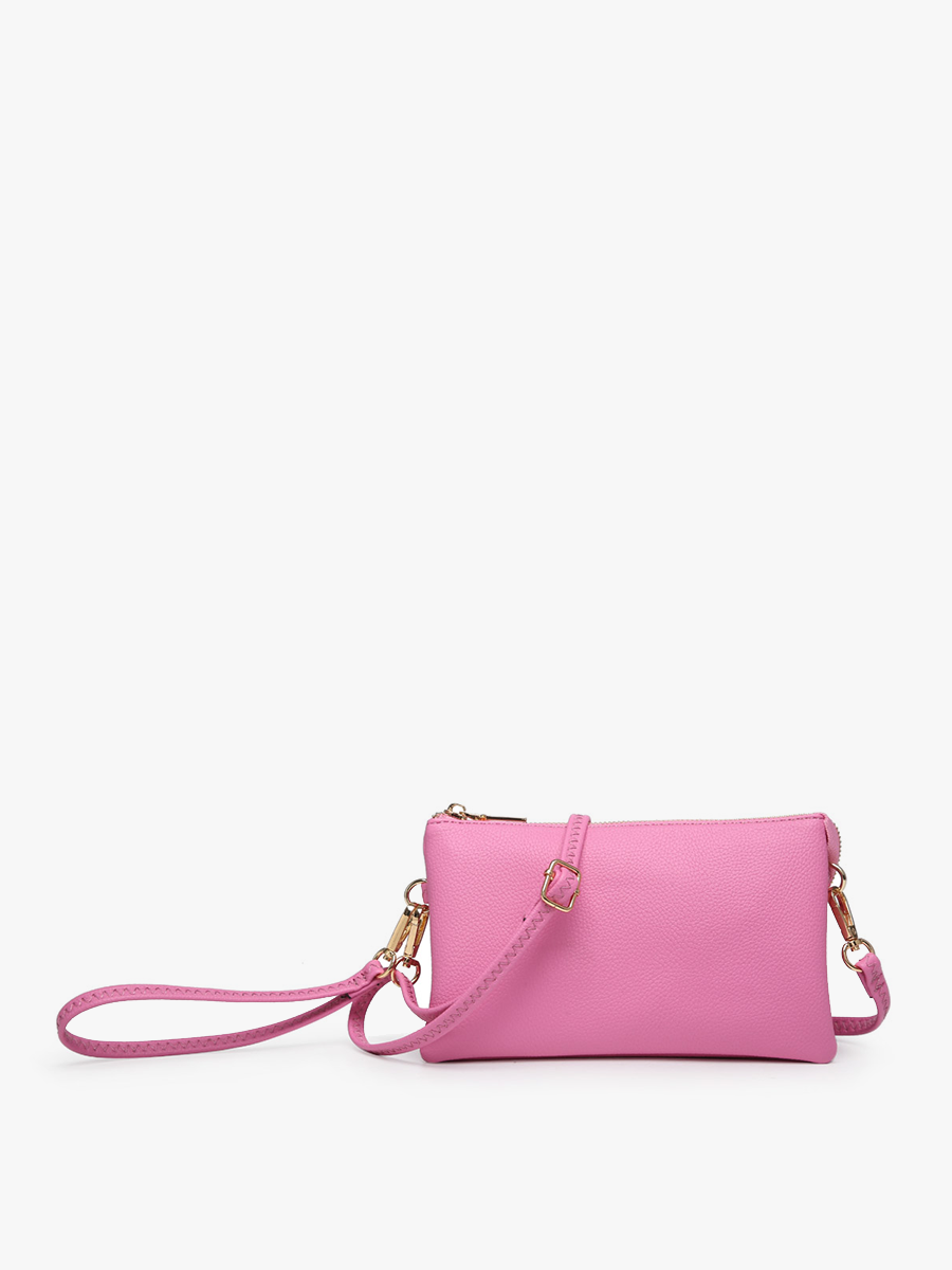 Jen & Co. - Wholesale Crossbody Bag - Women's - M013 Riley Monogrammable 3 Compartment Crossbody/Wristlet7