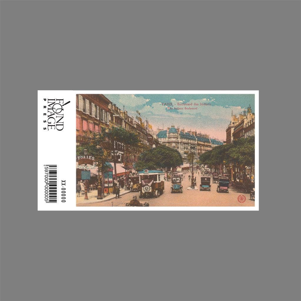 Found Image Press – Großhandel Aufkleber – Aufkleber PS-218 Boulevard des Italians1