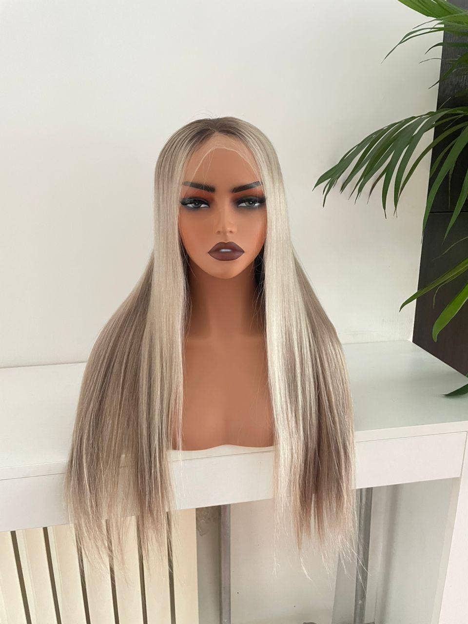 Gaurash Beauty Supply Inc. - Wholesale Hair Extensions - HD Lace Front Blonde Wig: Raw Human Hair, Adjustable Cap1