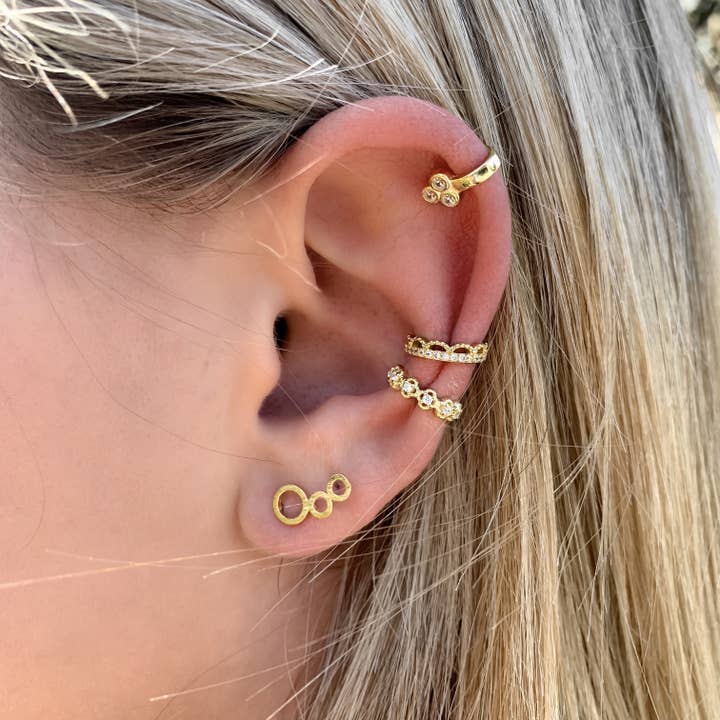 ZOECA jewelry - Wholesale Cuff/Wrap Earrings - Daisy cuff1