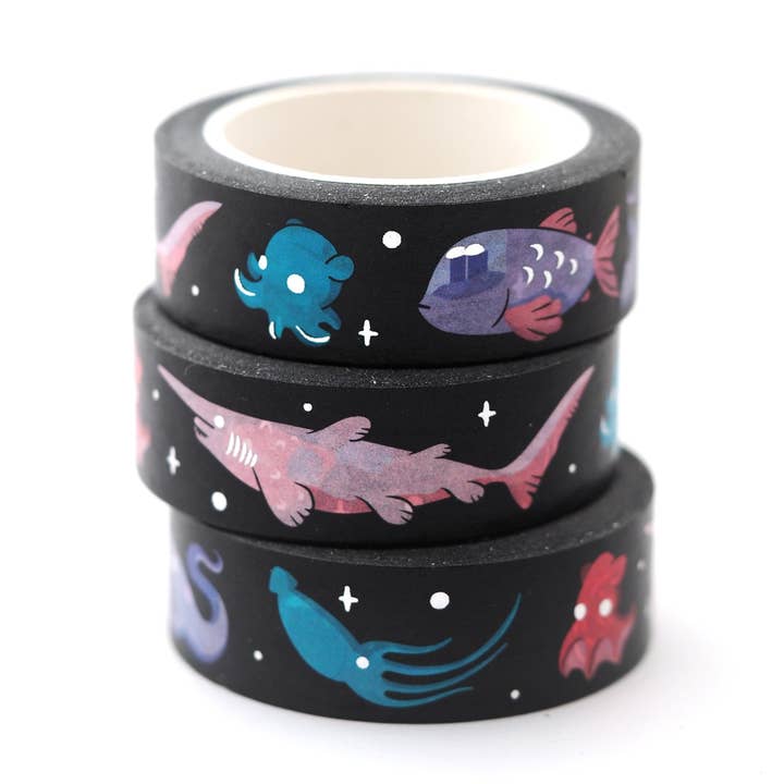 Shoal - Vente Rubans adhésifs Washi - Ruban Washi Deep Sea (1 rouleau)0