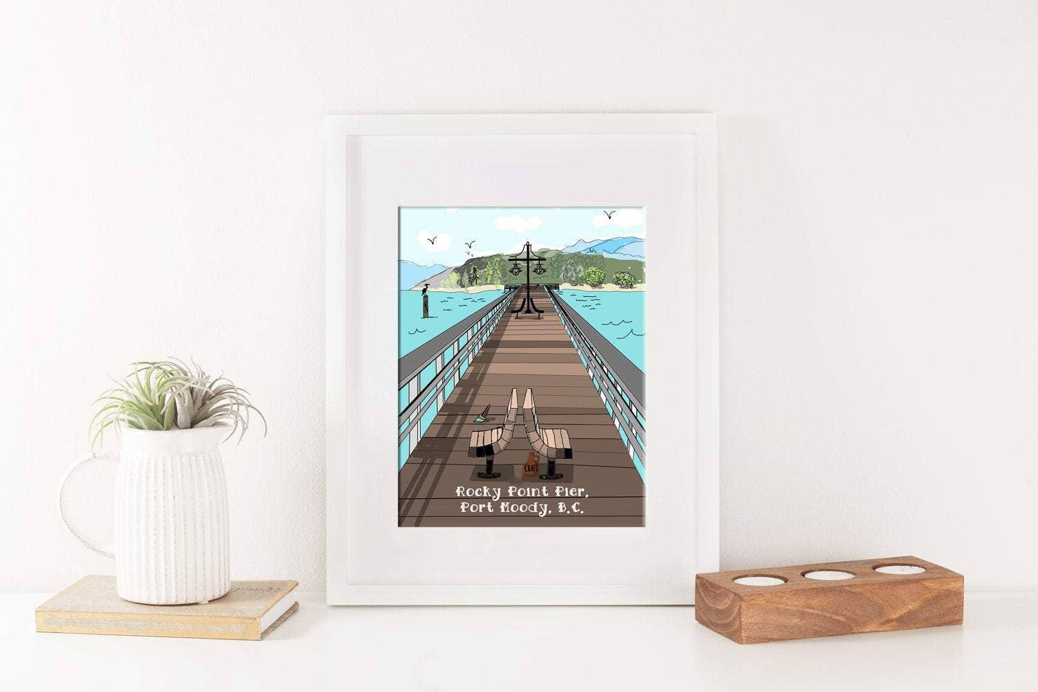 nancy carol studio – wholesale Art print – PM Pier 8x10 Print1