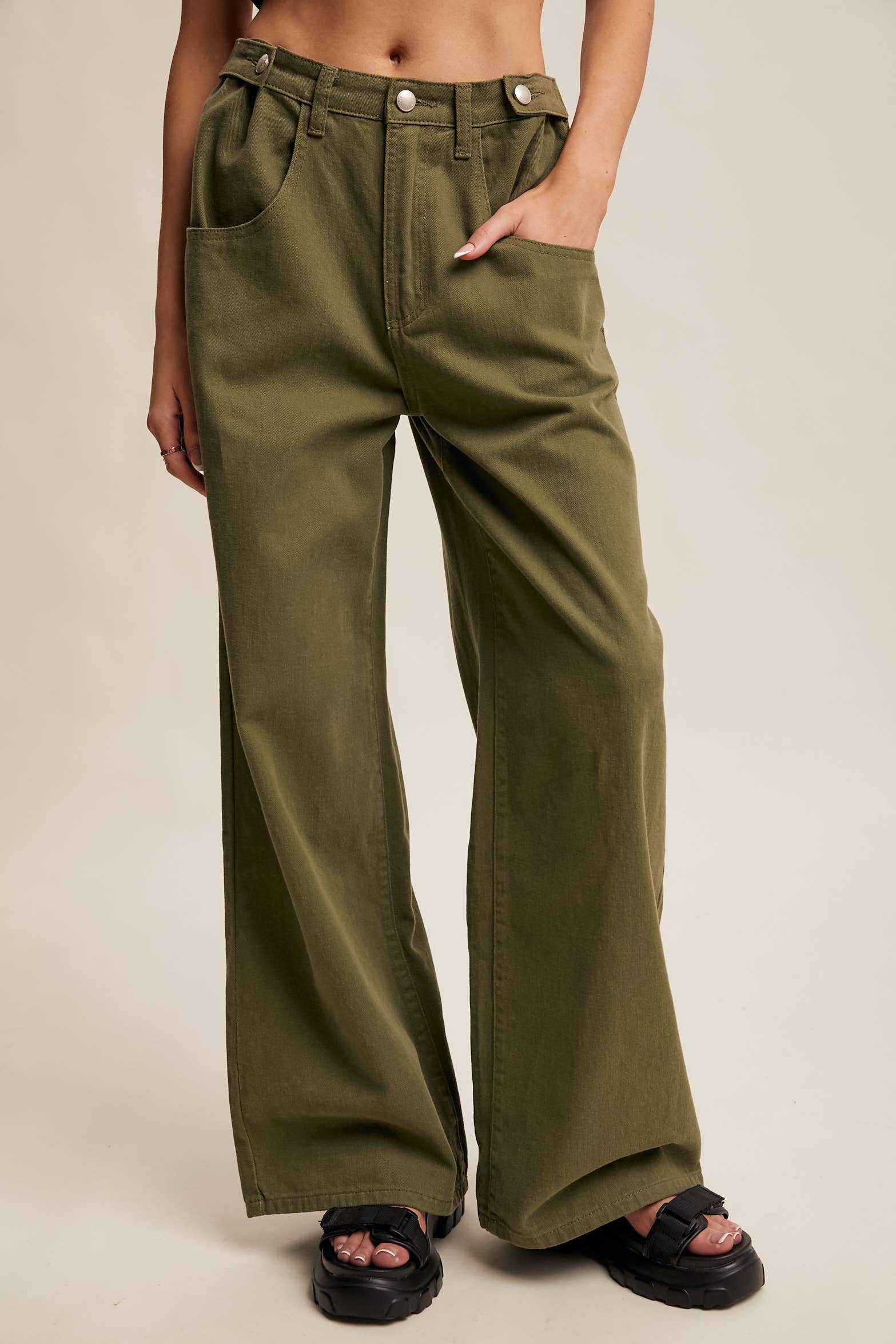 Listicle - Venta al por mayor Vaqueros - Mujer - Pantalones vaqueros de pierna ancha de colores0