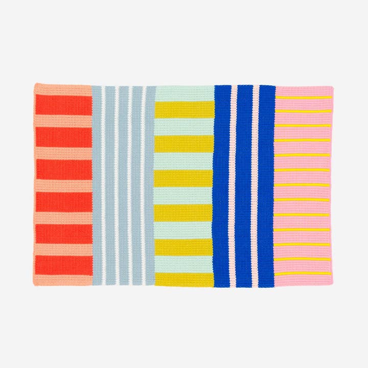 Tapis Mini à Rayures Patchwork pour la vente par VERLOOP | knits
