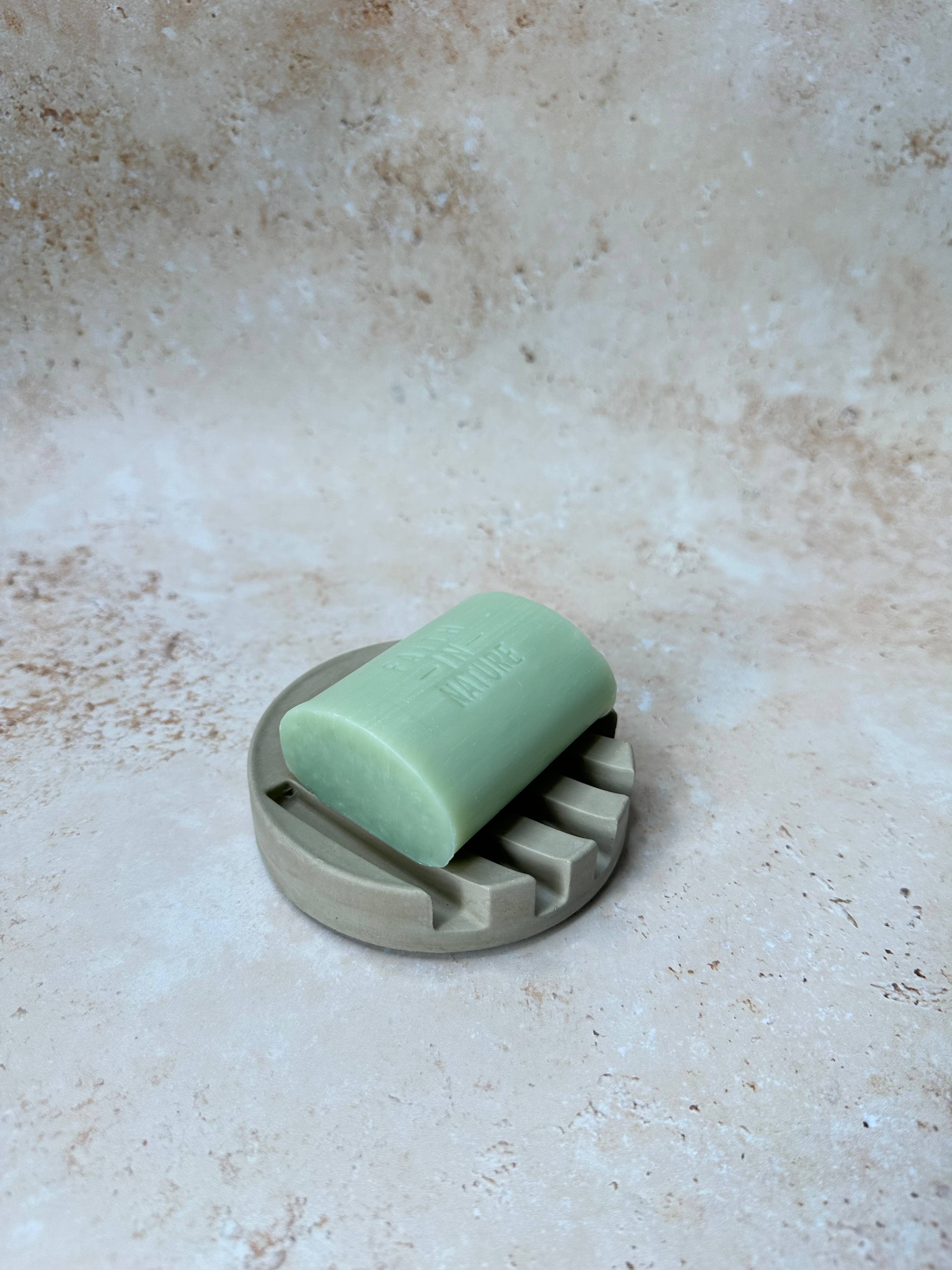 Smells Like Home Store - Wholesale Bath Soap Dish - Round Flow Concrete Soap Dish15