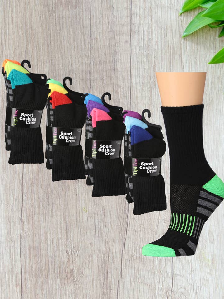 Meias Desportivas Trip Tipi Toe Femininas com Almofada Desportiva por atacado de Isadora, Tipi toe, & James Fiallo