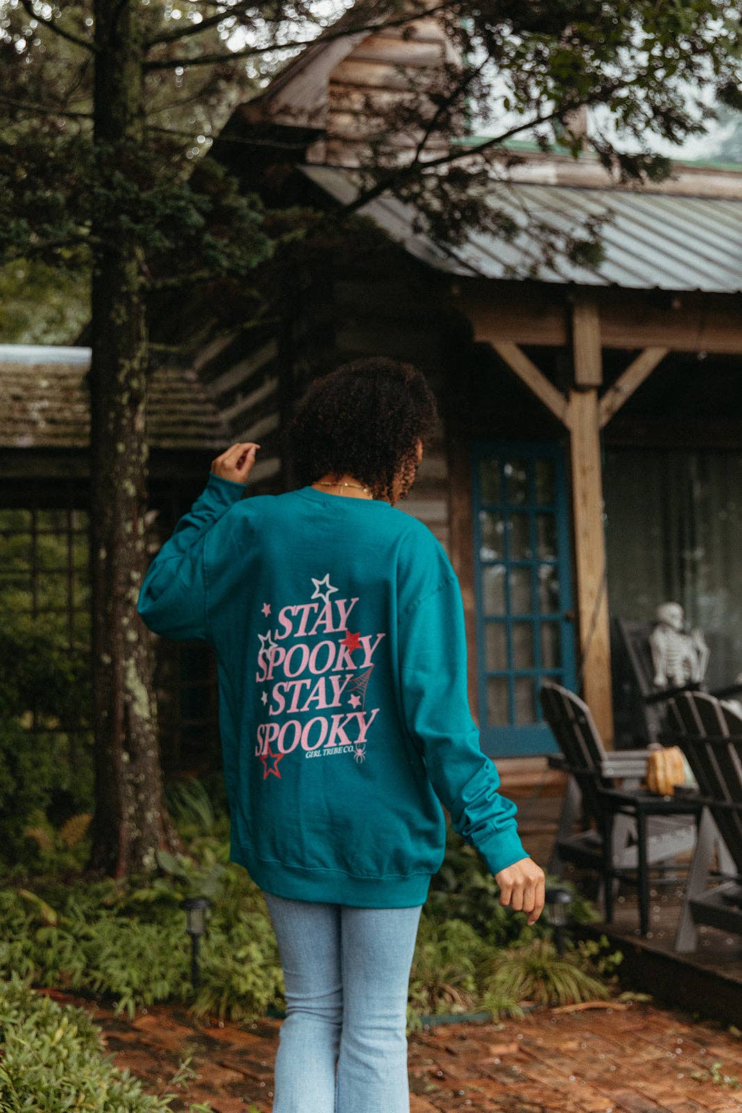 Girl Tribe Co - Wholesale Graphic Sweatshirt - Women's - Stay Spooky Sweatshirt5