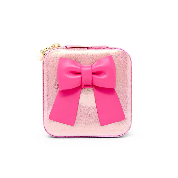 Tiny Treats and ZOMI GEMS – Großhandel Schmuckschatulle/-Organizer – Kinder – Glänzende Jumbo-Schmuckschatulle mit Schleife