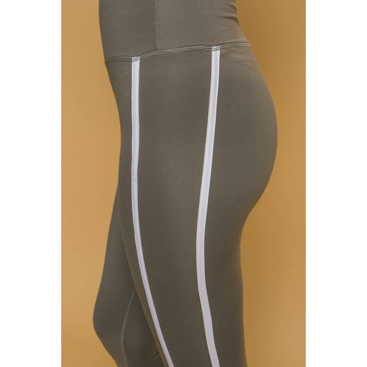 Style Up - Wholesale Athletic/Lounge Leggings - Women's - Side Stripe Leggings Pants5