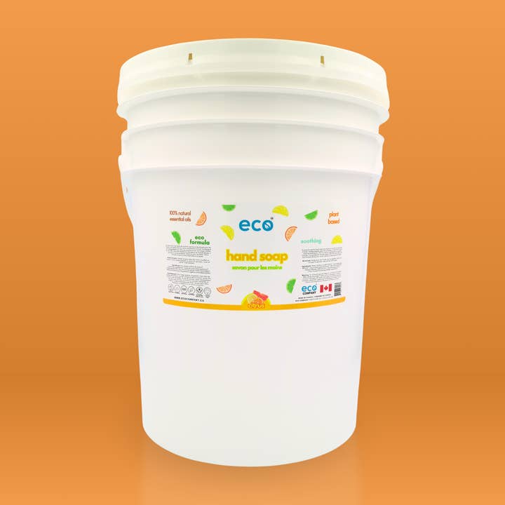Eco Company - Vente Savons/lotions pour les mains - Savon pour les mains - Citrus (seau de 20 L)