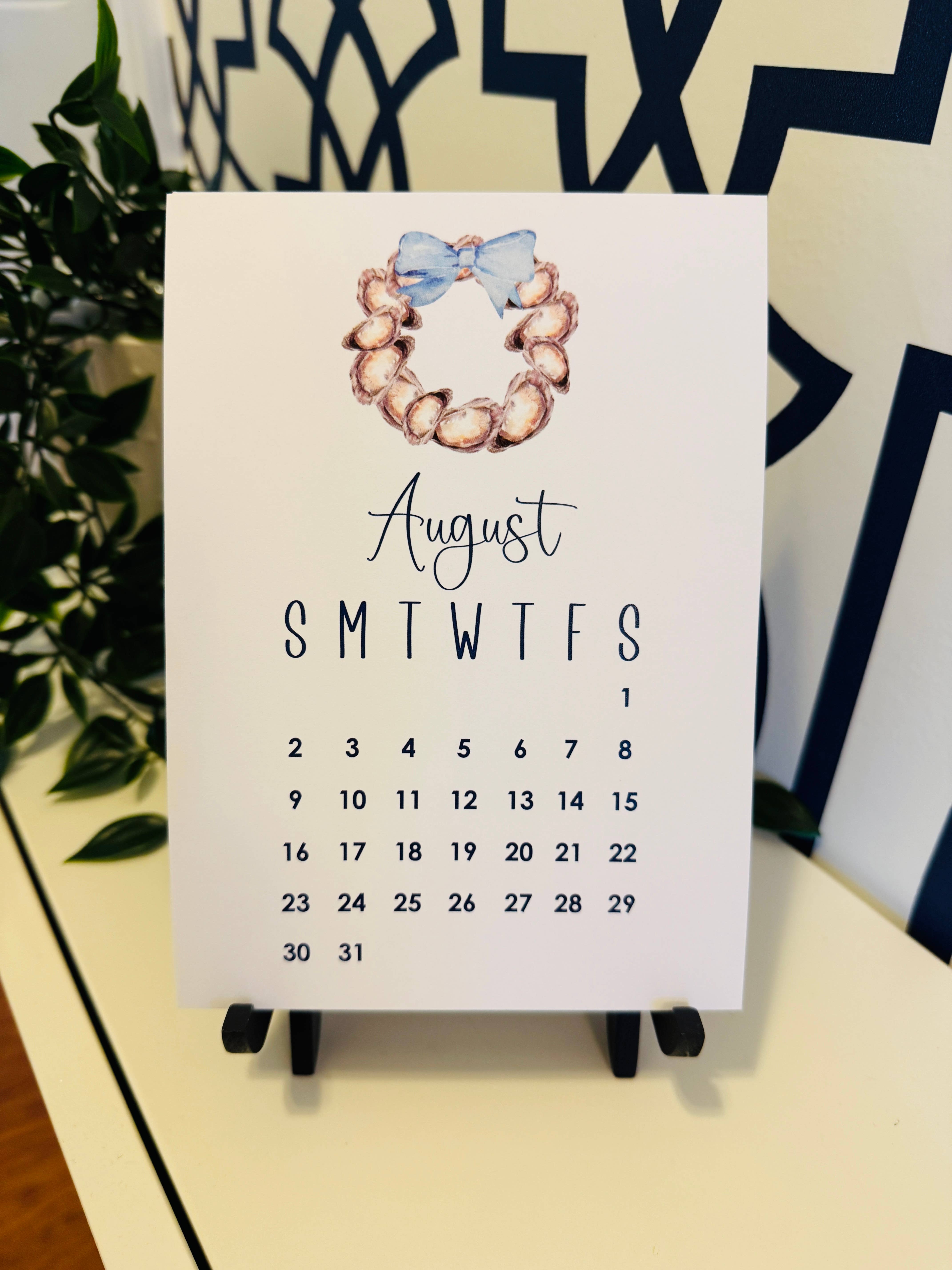 Note Worthy Paper Place - Wholesale Calendar - 2026 Desk Calendar Classic Chinoiserie | 5x77