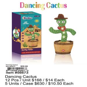 3D Let His Love Grow Cactus Stand-Up Craft Kit - Makes 12
