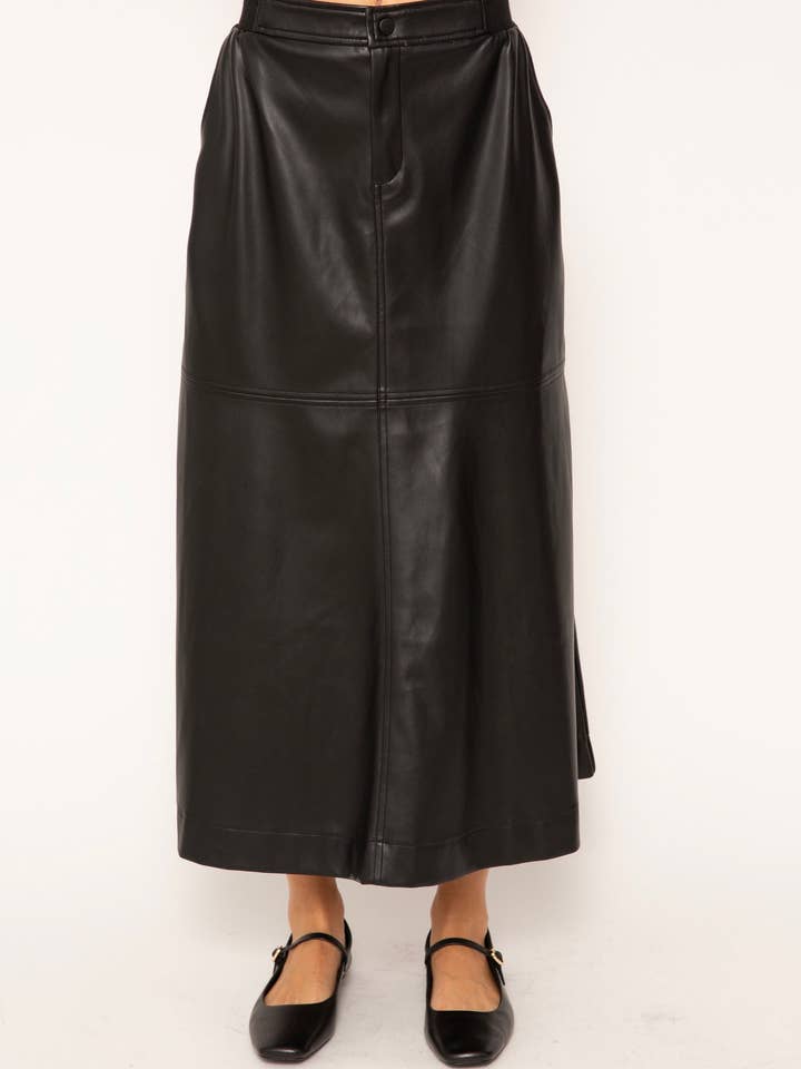 Beatrix Vegan Midi Skirt for wholesale by Central Park West