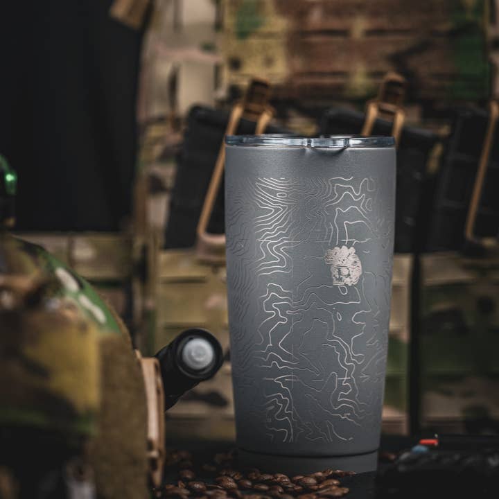 SAVAGE TACTICIANS - Vente Gourde/bouteille isotherme - Topo - Gobelet gris 20 oz2