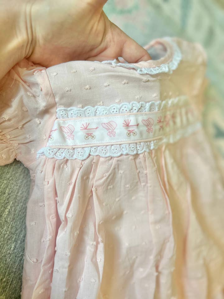 The Seaside Proper Children’s Company - Wholesale Clothing Set - Baby - Bonnet & Carriage Ribbon Bloomer Set