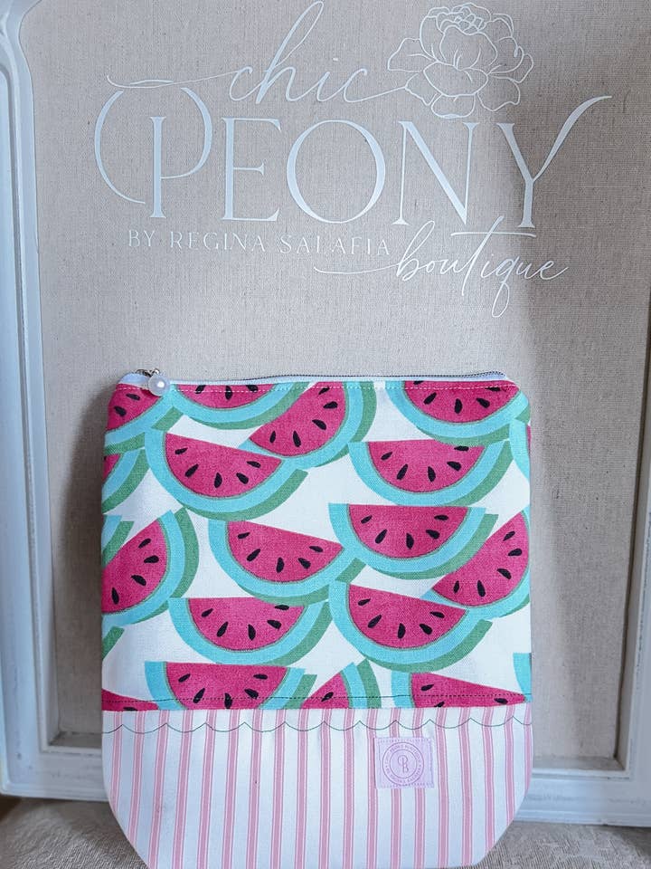 Watermelon Project Bag Order for Knitters/Crocheters for wholesale by Chic Peony Boutique, LLC