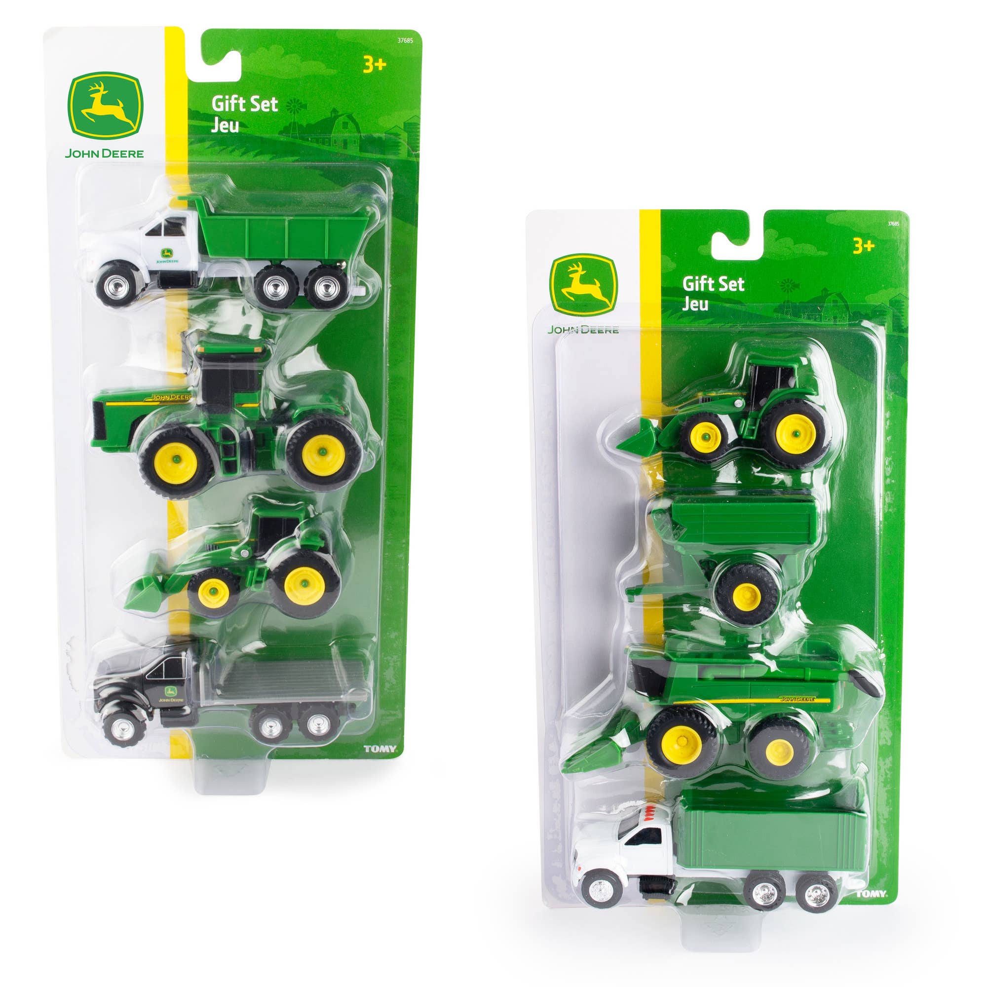 TOMY - Wholesale Toy Car/Truck - Kids - TOMY John Deere 4 Piece Carded Set Assorted3