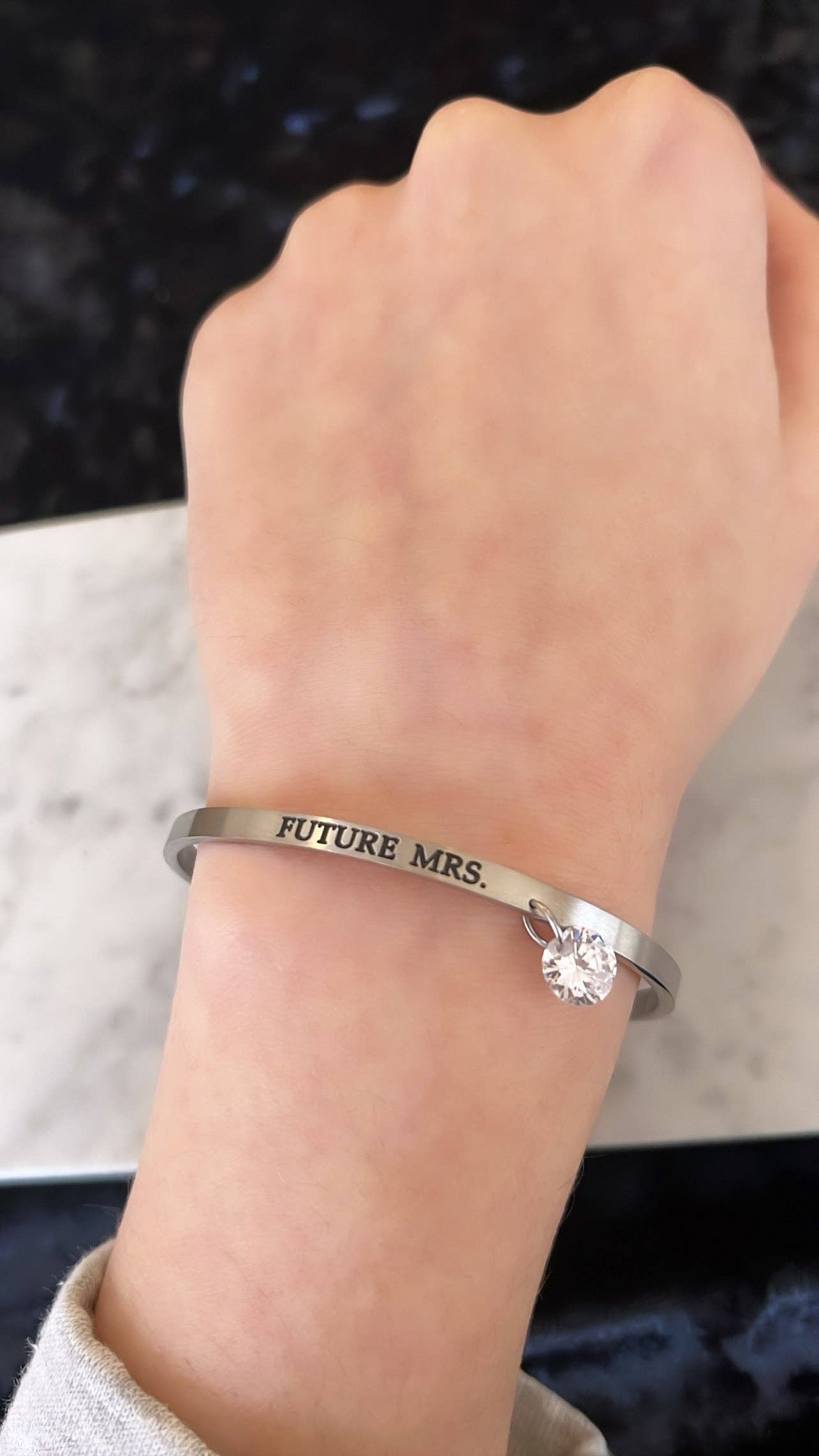 TheHonestJeweler - Wholesale Charm/Dangle Bracelet - "Future Mrs." Intuitions Bracelet1