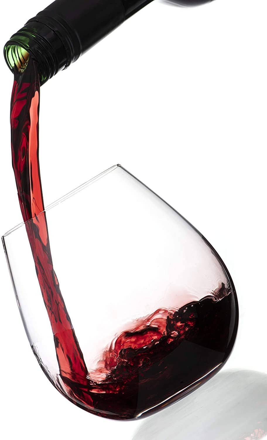 DIAMANTE – wholesale Wine glass – Diamante Stemless Red Wine Glasses Pair ‘moda’ – Undecorate2