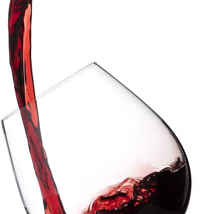 DIAMANTE – wholesale Wine glass – Diamante Stemless Red Wine Glasses Pair ‘moda’ – Undecorate2