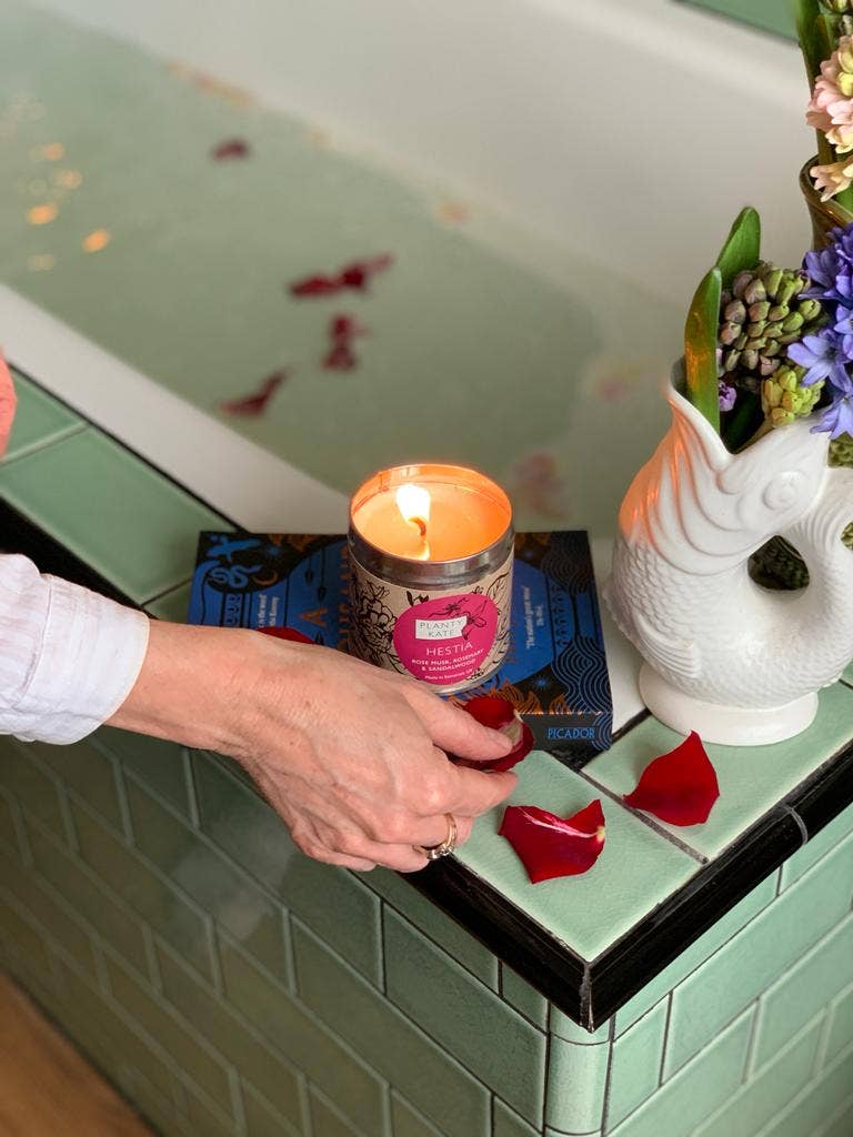 PLANTY KATE - Wholesale Travel Candles - Hestia Candle: Rose Musk Candle, Uk, Vegan, Eco6