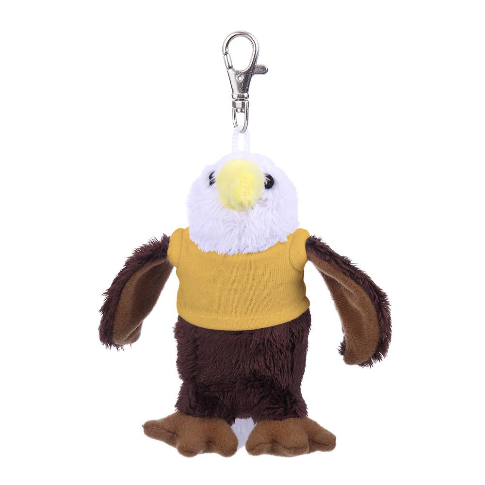 Plushland - Vendita all'ingrosso Portachiavi - Unisex - Portachiavi da 4" - Aquila con camicia personalizzata14