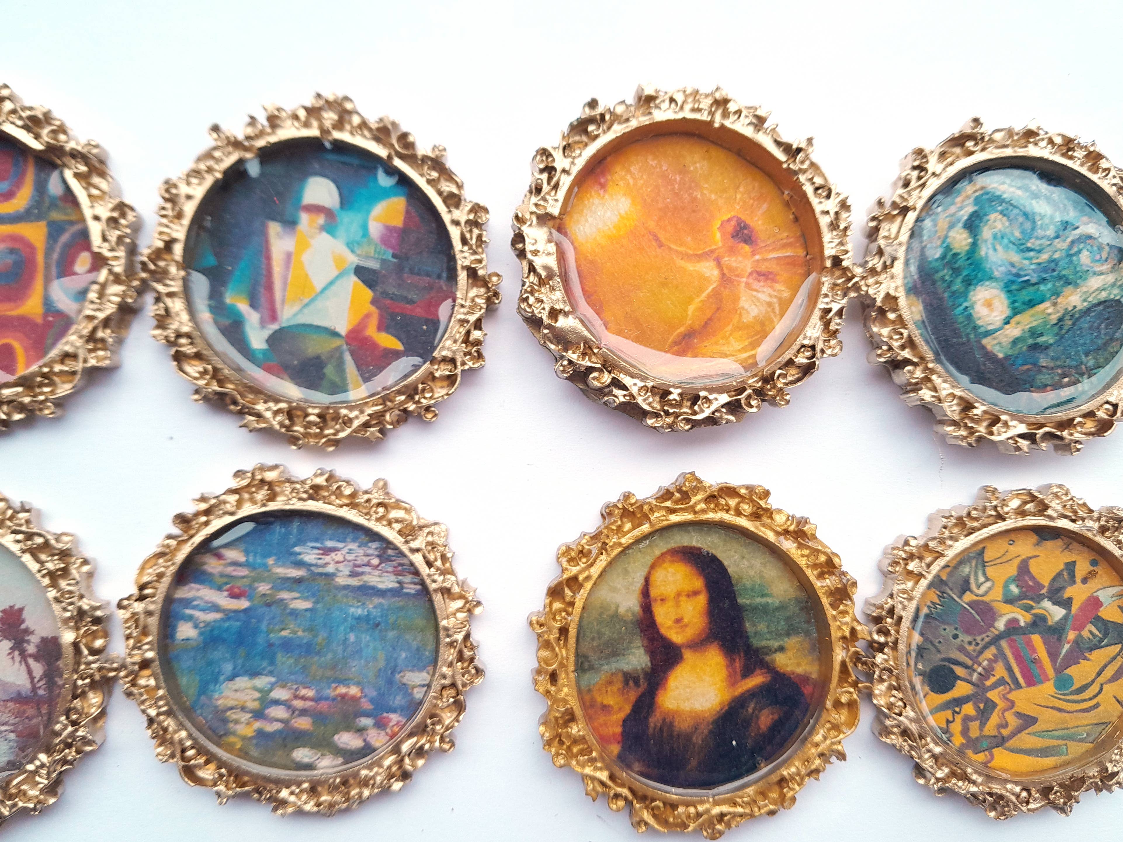 SUPERAWWWSOME - Wholesale Painting/Drawing - Miniature Artwork Mini Dollhouse Painting fancy frame Magnet5