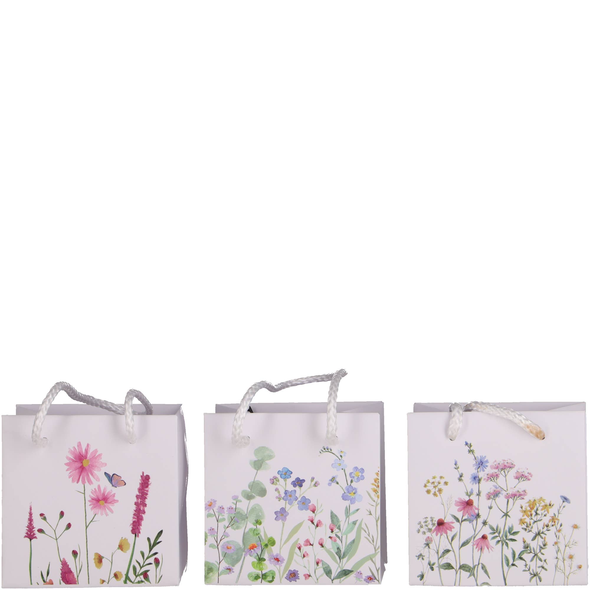 Vosteen - Wholesale Gift Bag - Paper Bag Goldie, 3 Designs, D16cm, H16cm, White0