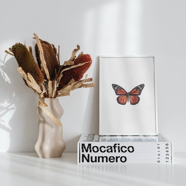 Impressão de borboleta monarca por atacado de Vanee.ink