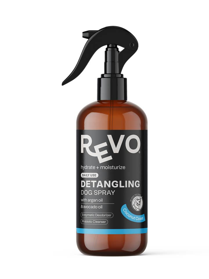 Coconut Coast Detangling spray 8oz for wholesale by REVO Dogs