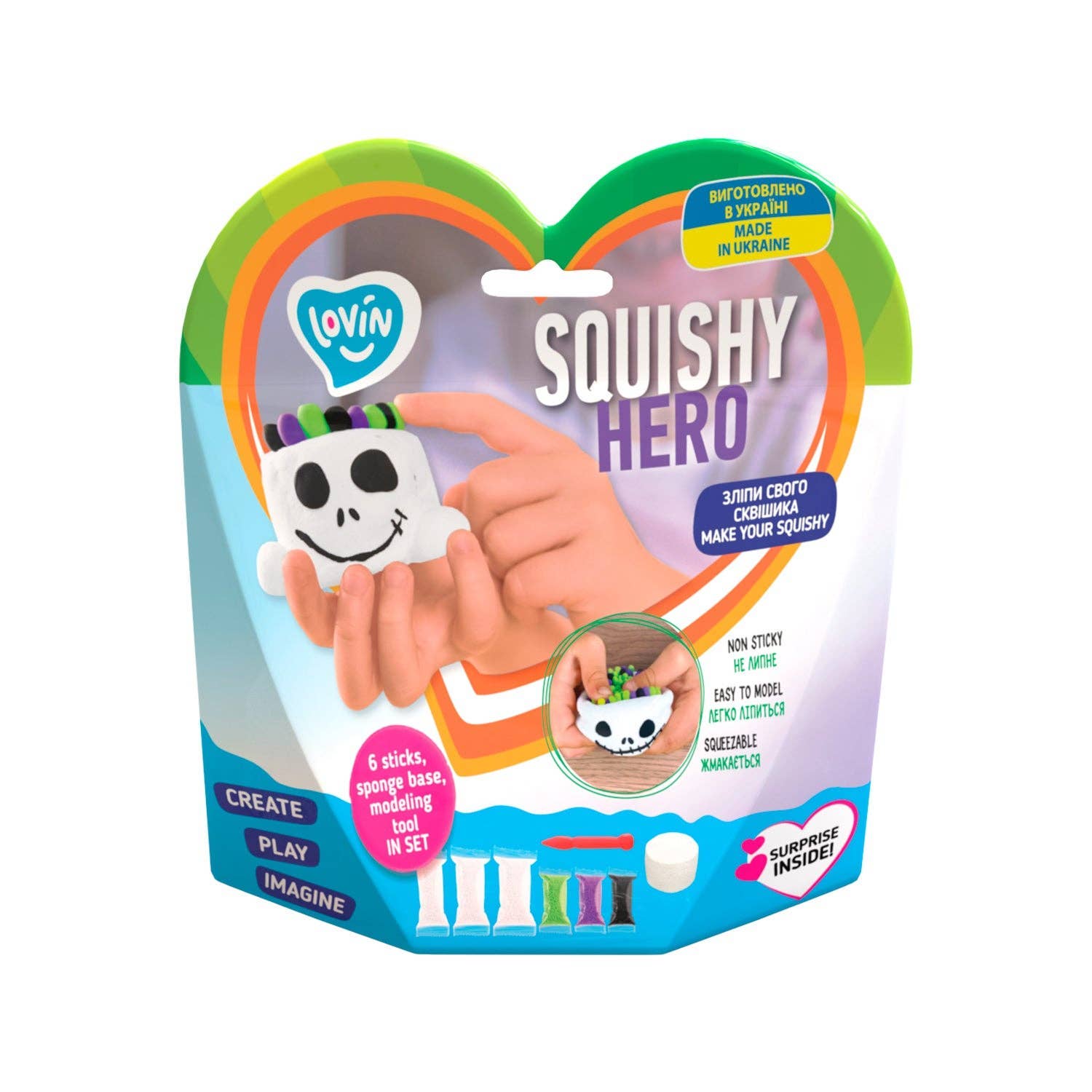 Baby Republic - Wholesale DIY Craft Kit - Kids - Create Your Own Squishy - Ghost1